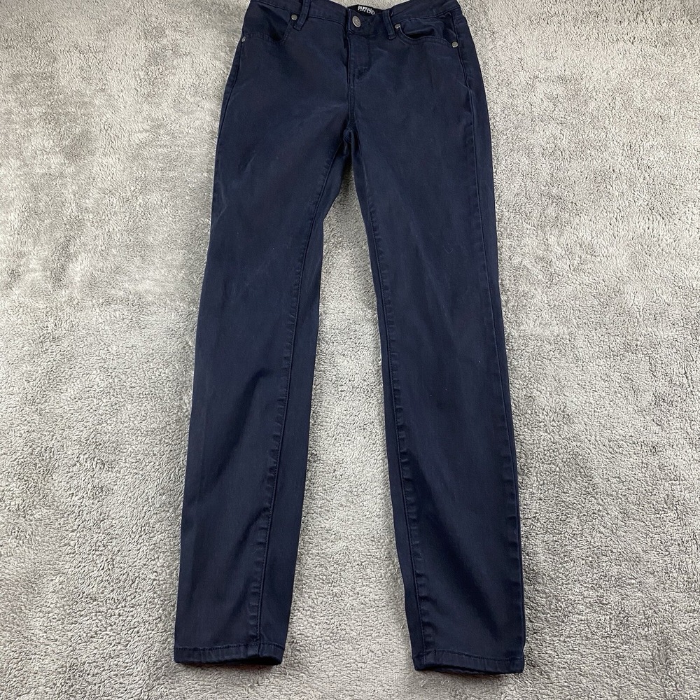Buffalo David Bitton‎ Royal Mid Rise Stretch Skinny Jeans Womens 4/27 Blue